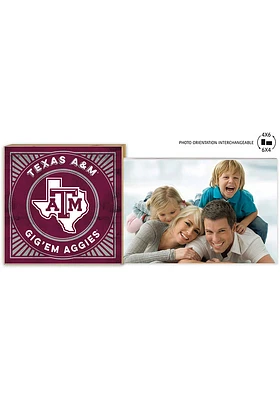 Texas A&M Aggies Floating Sign Picture Frame - Red