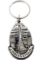 Indianapolis Monument Keychain - Grey