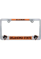 Oklahoma State Cowboys 3D Alumni Logo License Plate Frame - Orange
