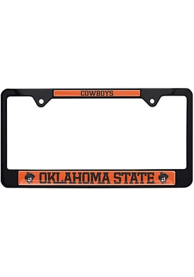 Oklahoma State Cowboys LOGO License Plate Frame - Black