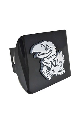 Kansas Jayhawks Square Car Accessory Hitch Cover