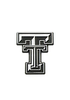 Texas Tech Red Raiders Chrome Graphic Car Emblem - Silver