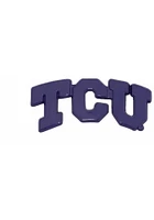 TCU Horned Frogs Metal Car Emblem - Purple