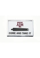 Texas A&M Aggies Metal Car Emblem - White
