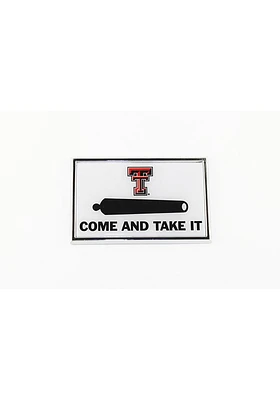 Texas Tech Red Raiders Metal Car Emblem - White