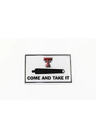 Texas Tech Red Raiders Metal Car Emblem - White