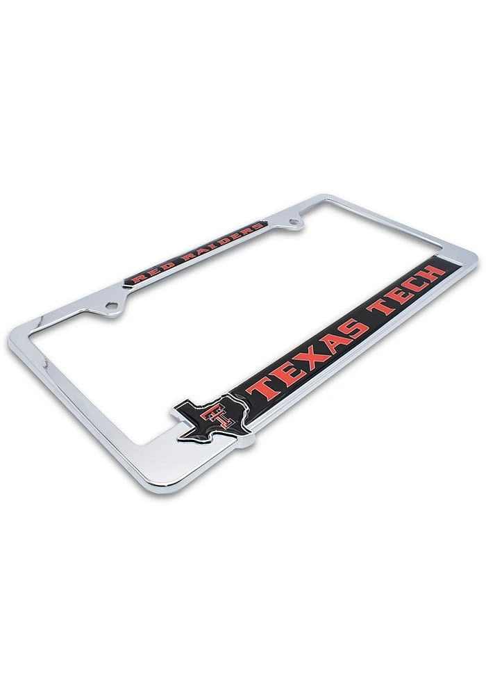 Texas Tech Red Raiders State Pride License Plate Frame - Grey