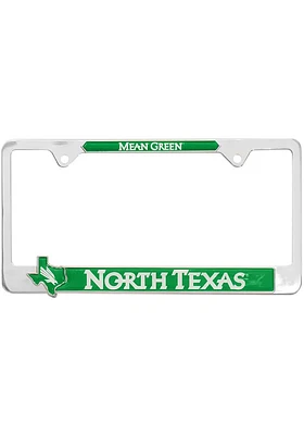 North Texas Mean Green State Pride License Plate Frame - Green