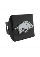 Arkansas Razorbacks Black Metal Car Accessory Hitch Cover