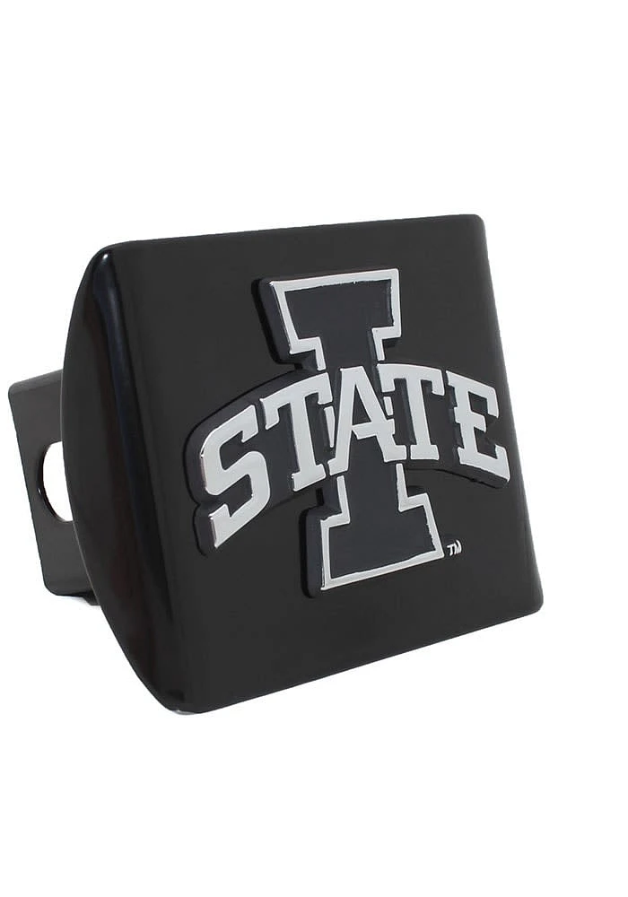 Iowa State Cyclones Black Metal Car Accessory Hitch Cover