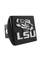 LSU Tigers Black Metal Car Accessory Hitch Cover