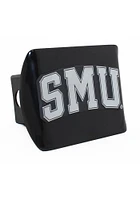 SMU Mustangs Black Metal Car Accessory Hitch Cover