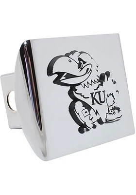 Kansas Jayhawks Chrome Car Accessory Hitch Cover