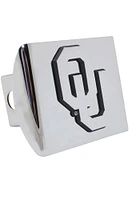 Oklahoma Sooners Chrome Car Accessory Hitch Cover
