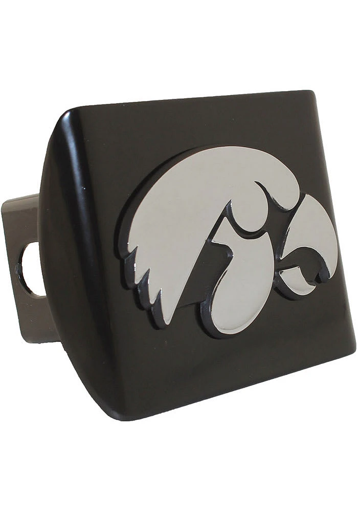 Iowa Hawkeyes Chrome Car Accessory Hitch Cover