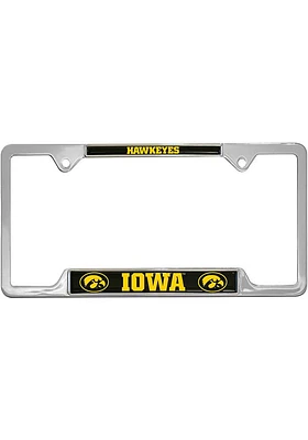 Iowa Hawkeyes 3D Metal Graphic License Frame