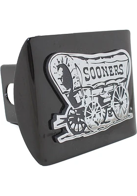 Oklahoma Sooners Chrome Graphic Car Accessory Hitch Cover