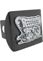 Oklahoma Sooners Chrome Graphic Car Accessory Hitch Cover