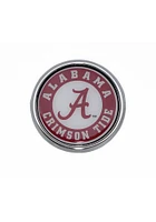 Alabama Crimson Tide Color Chrome Car Emblem - Crimson