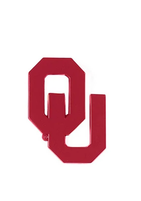 Oklahoma Sooners Red Car Emblem - Crimson