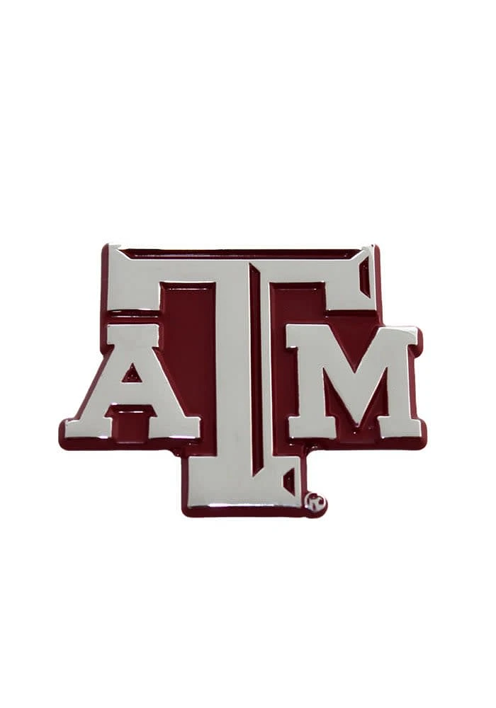 Texas A&M Aggies Maroon Car Emblem - Maroon