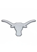 Texas Longhorns Stainless Steel Car Emblem - Silver