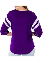 Flying Colors K-State Wildcats Womens Purple Abigail LS Tee