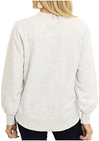 Flying Colors K-State Wildcats Womens Ash Yvette Crew Sweatshirt