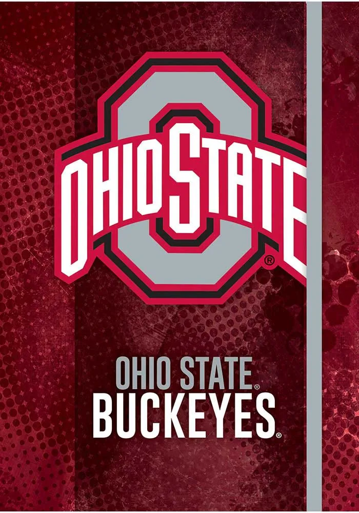 Ohio State Buckeyes Stitched Notebook and Folder - Red