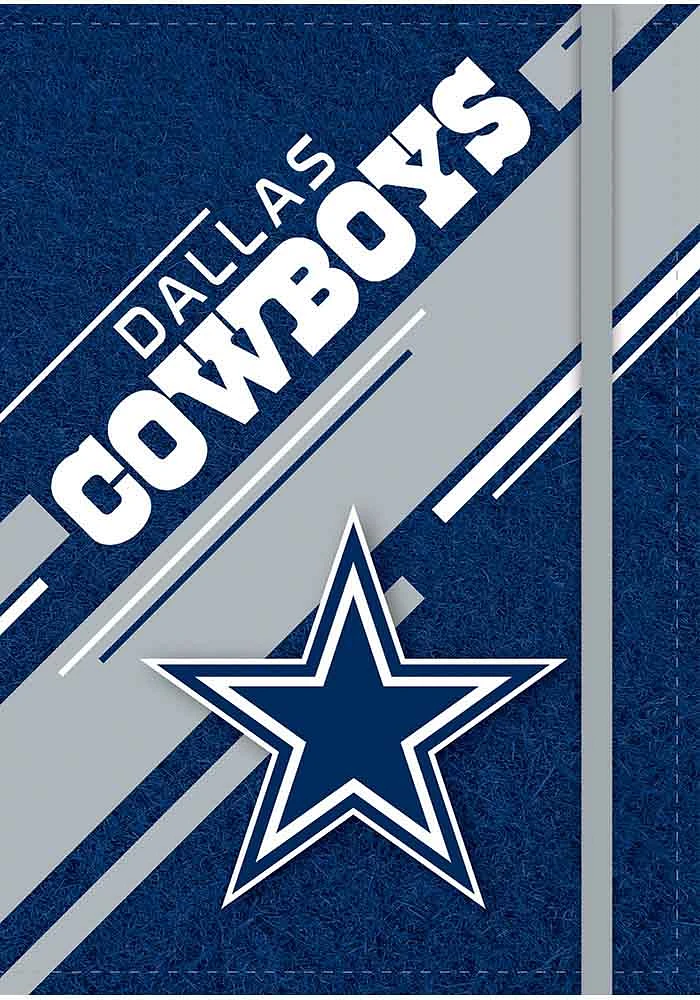 Dallas Cowboys Stitched Notebook and Folder - Blue