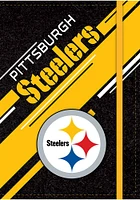 Pittsburgh Steelers Stitched Notebook and Folder - Black