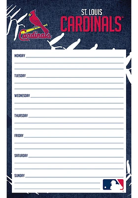 St Louis Cardinals Weekly Panner Notebook and Folder - Red