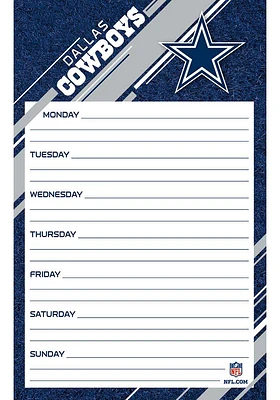Dallas Cowboys Weekly Panner Notebook and Folder - Blue