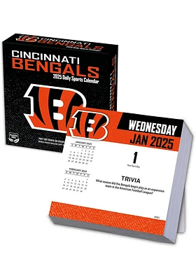 Cincinnati Bengals 2025 Box Calendar Calendar