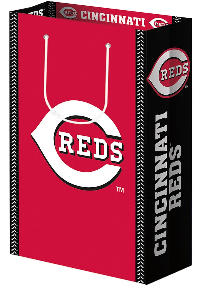 Cincinnati Reds 9x13 Matte Red Gift Bag