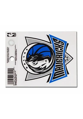 Dallas Mavericks Small Auto Static Cling Decal - Blue