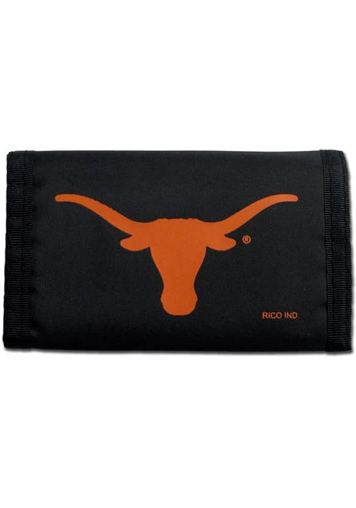Texas Longhorns Nylon Mens Trifold Wallet