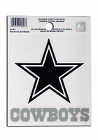 Dallas Cowboys Small Auto Static Cling Decal - Navy Blue