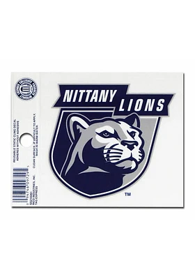 Penn State Nittany Lions Small Auto Static Cling Decal - Navy Blue