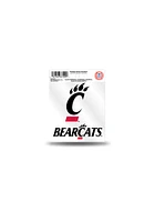 Cincinnati Bearcats Small Auto Static Cling Decal - Black