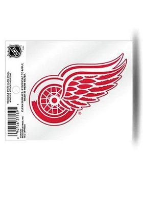 Detroit Red Wings Small Auto Static Cling Decal - Red