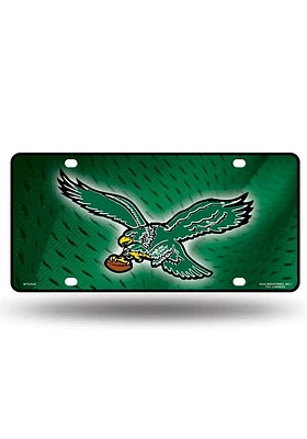 Philadelphia Eagles Midnight Green Retro Logo Car Accessory License Plate