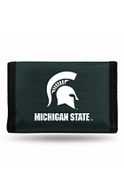 Michigan State Spartans Nylon Mens Trifold Wallet