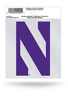 Northwestern Wildcats Small Auto Static Cling Decal - Purple