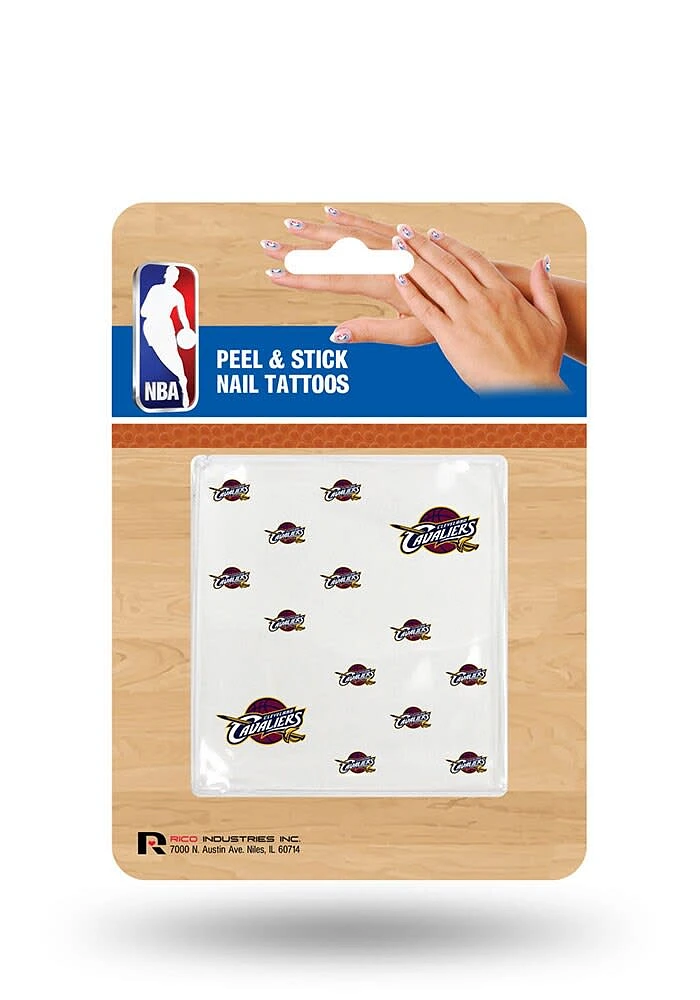 Cleveland Cavaliers Peel Stick Fingernail Tattoo