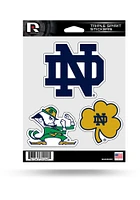 Notre Dame Fighting Irish 3pk Auto Decal - Blue