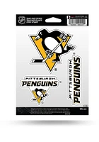Pittsburgh Penguins 3PK Auto Decal - Yellow