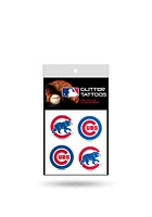 Chicago Cubs Glitter 4 Pack Tattoo