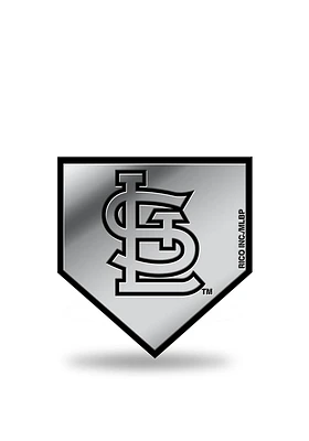 St Louis Cardinals Molded Plastic Car Emblem - Silver