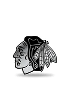 Chicago Blackhawks Molded Plastic Car Emblem - Silver